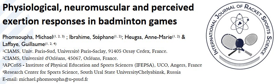 Badminton Science: fysiologische, neuromusculaire- en inspanningsresponsen bij badminton